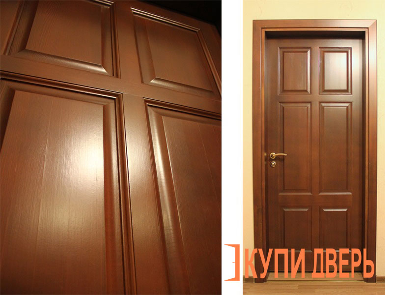 Филенчатые деревянные двери в Москве, купить филенчатую дверь из массива
